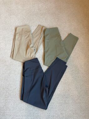 3 Brand New Boutique High-Waist Pocket Leggings